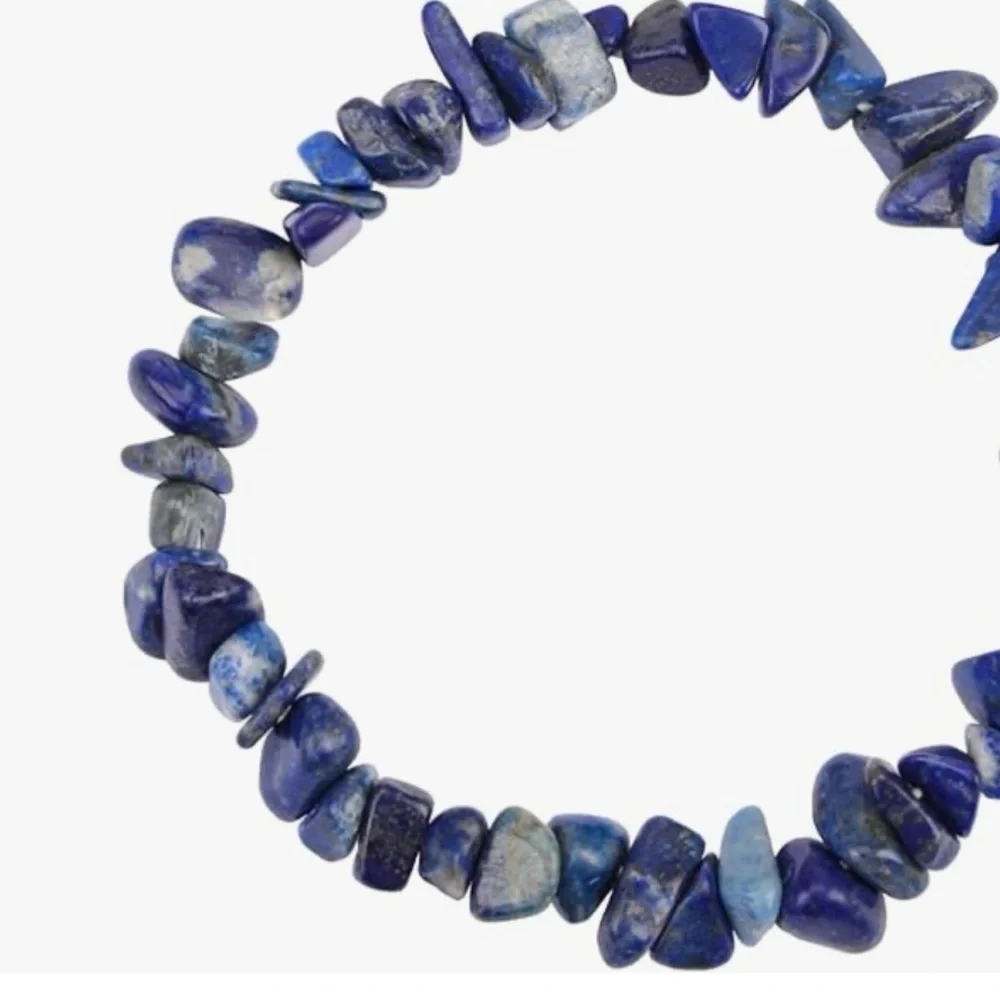 NWT NATURAL GEMS Three Gemstone Bracelets Bundle of harmony/balance